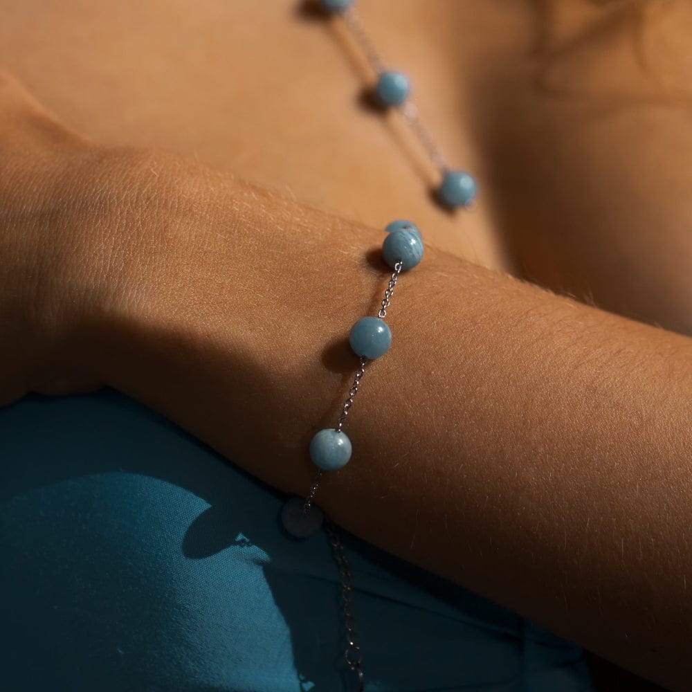 Bracelet Amazonite Casssiopée Argent