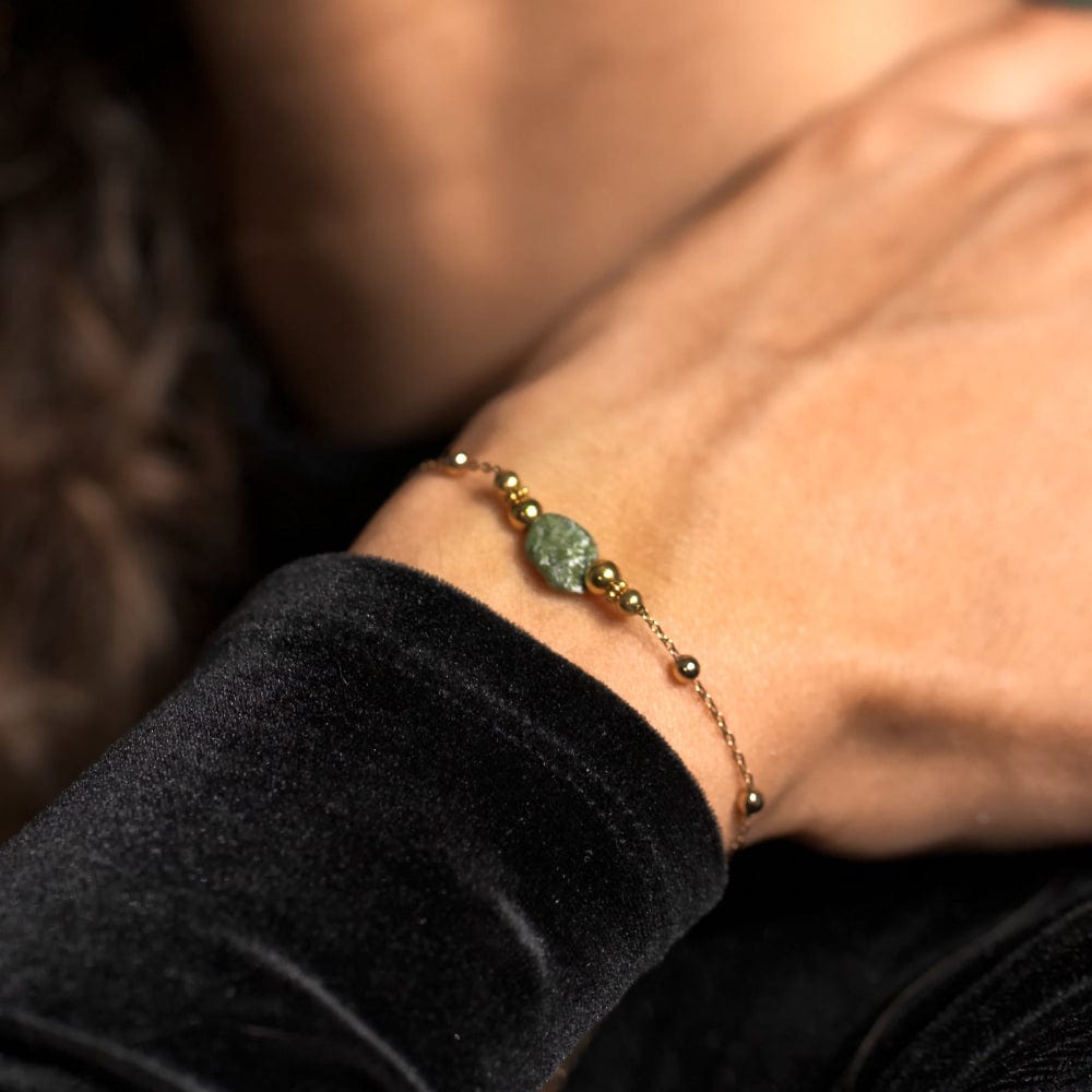Bracelet Diopside Thalassa Or