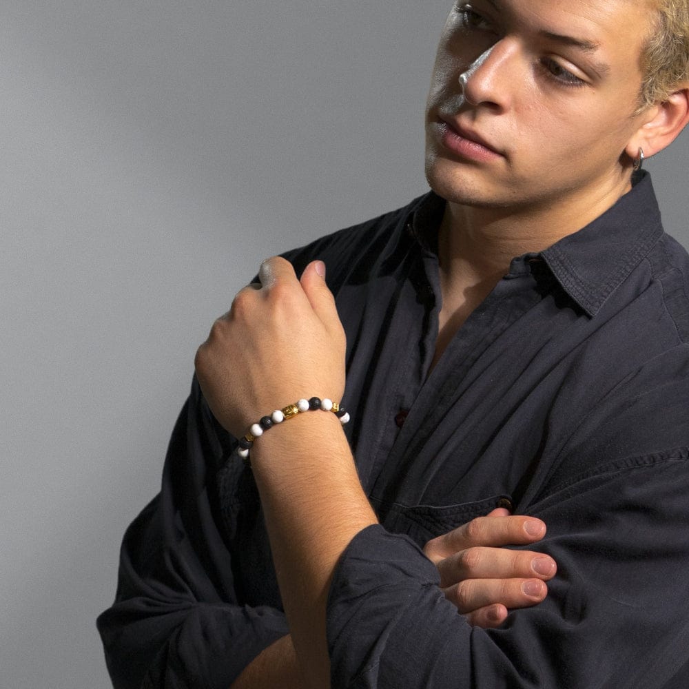 Bracelet Howlite Chandra or Porter