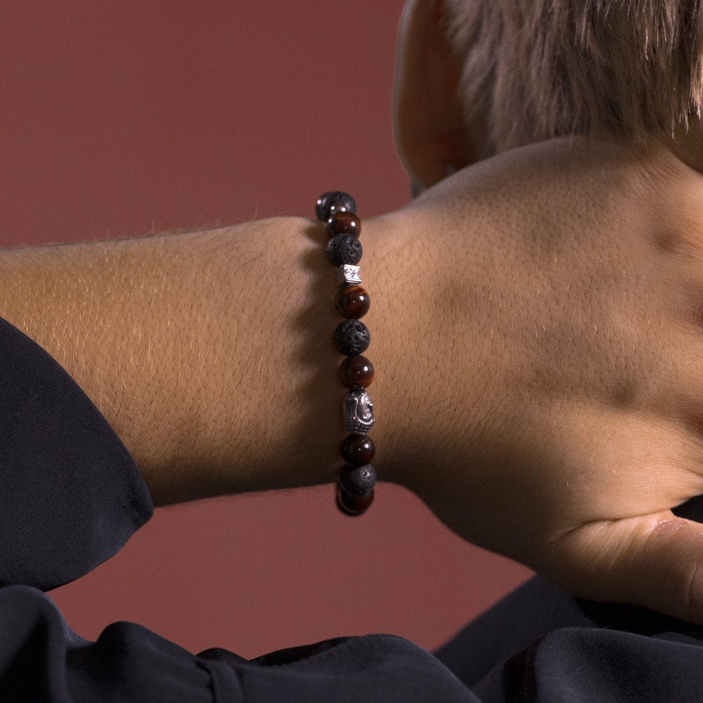 Bracelet Œil de Taureau Chandra Argent