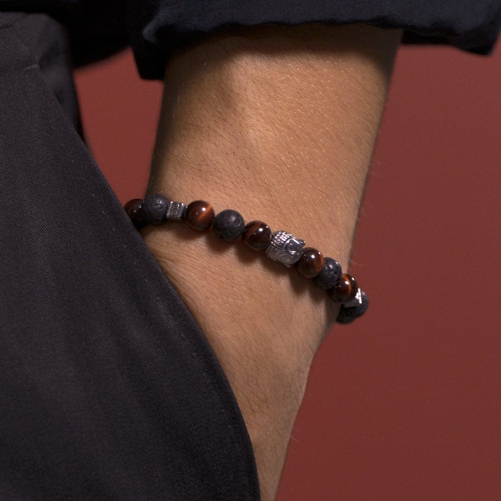 Bracelet Œil de Taureau Chandra Argent 02