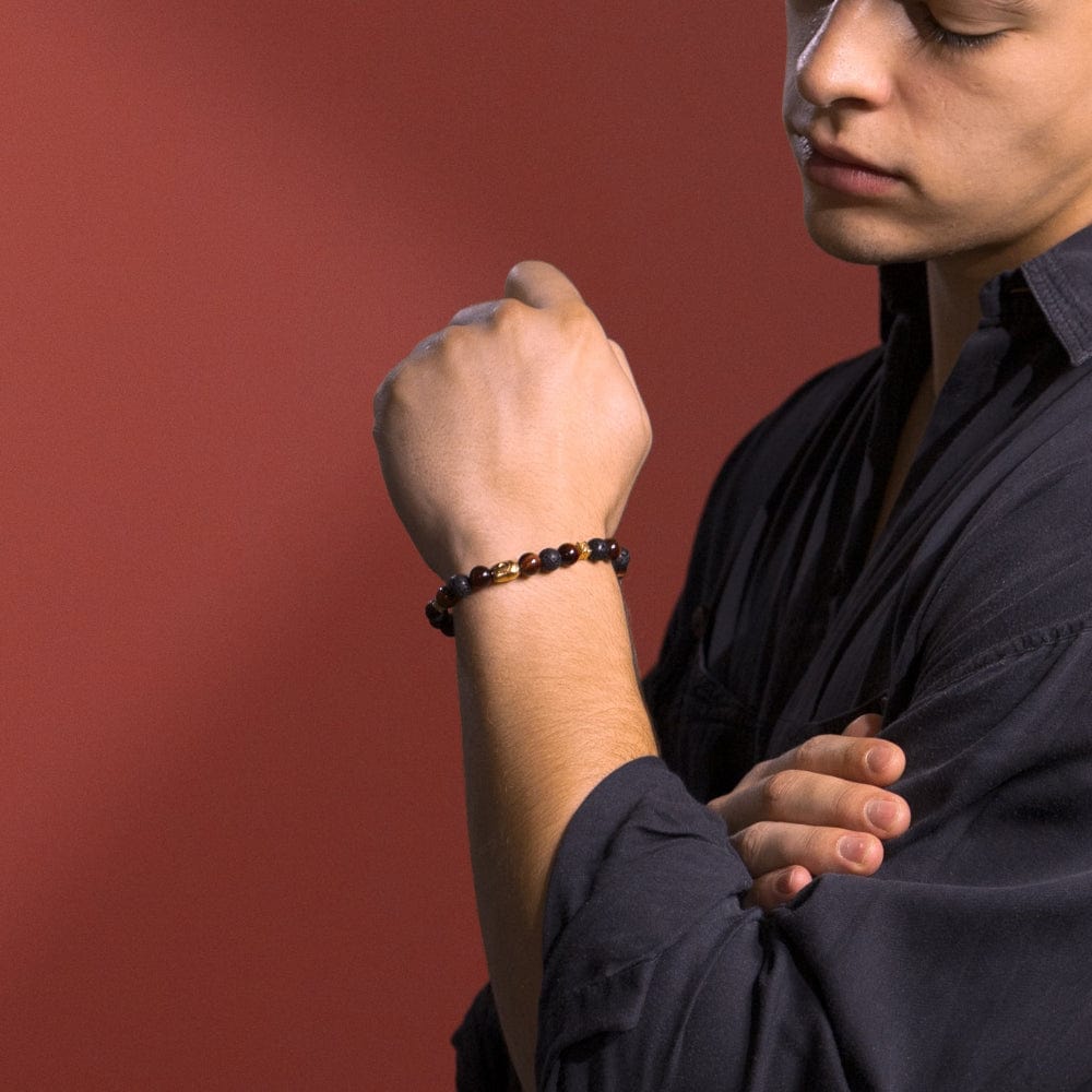 Bracelet Œil de Taureau Chandra Or Porter