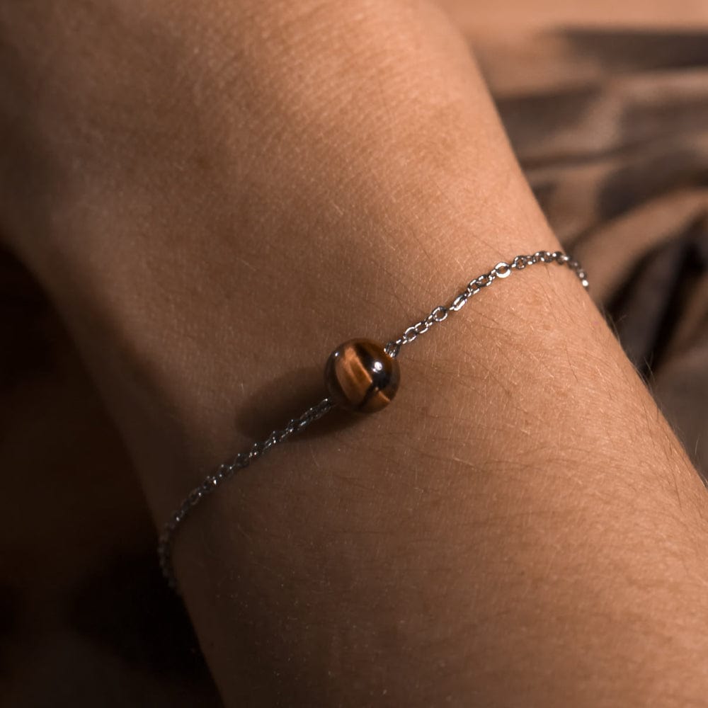 Bracelet Œil de Tigre Tara Argent
