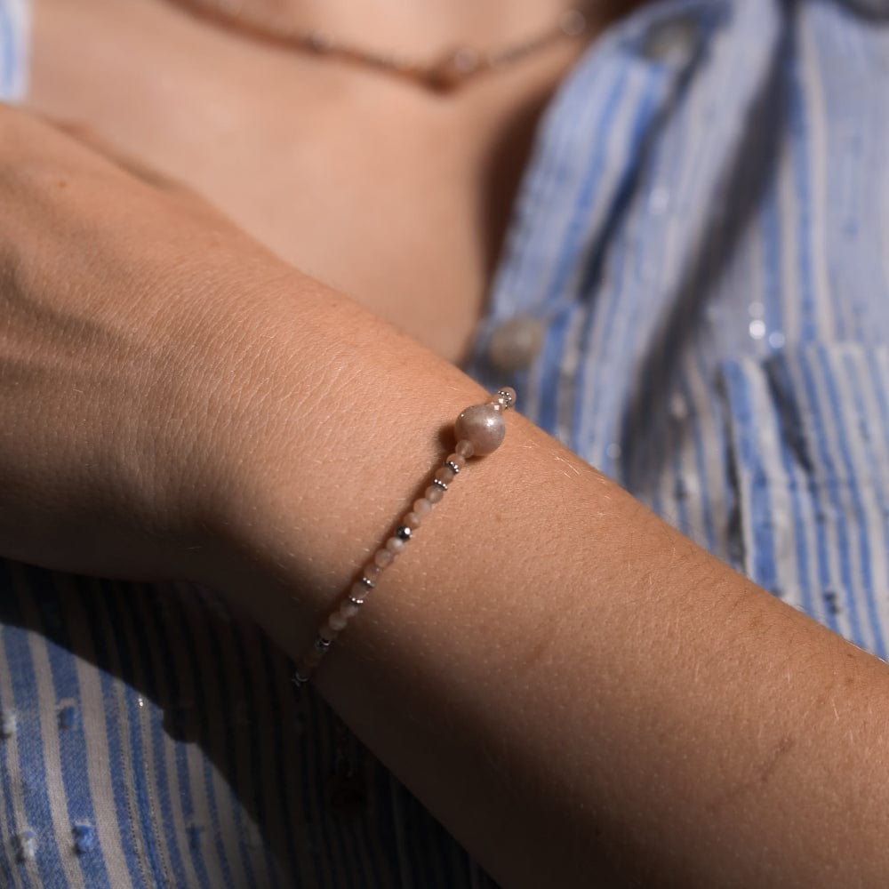 Bracelet Pierre du Soleil Nadira Argent