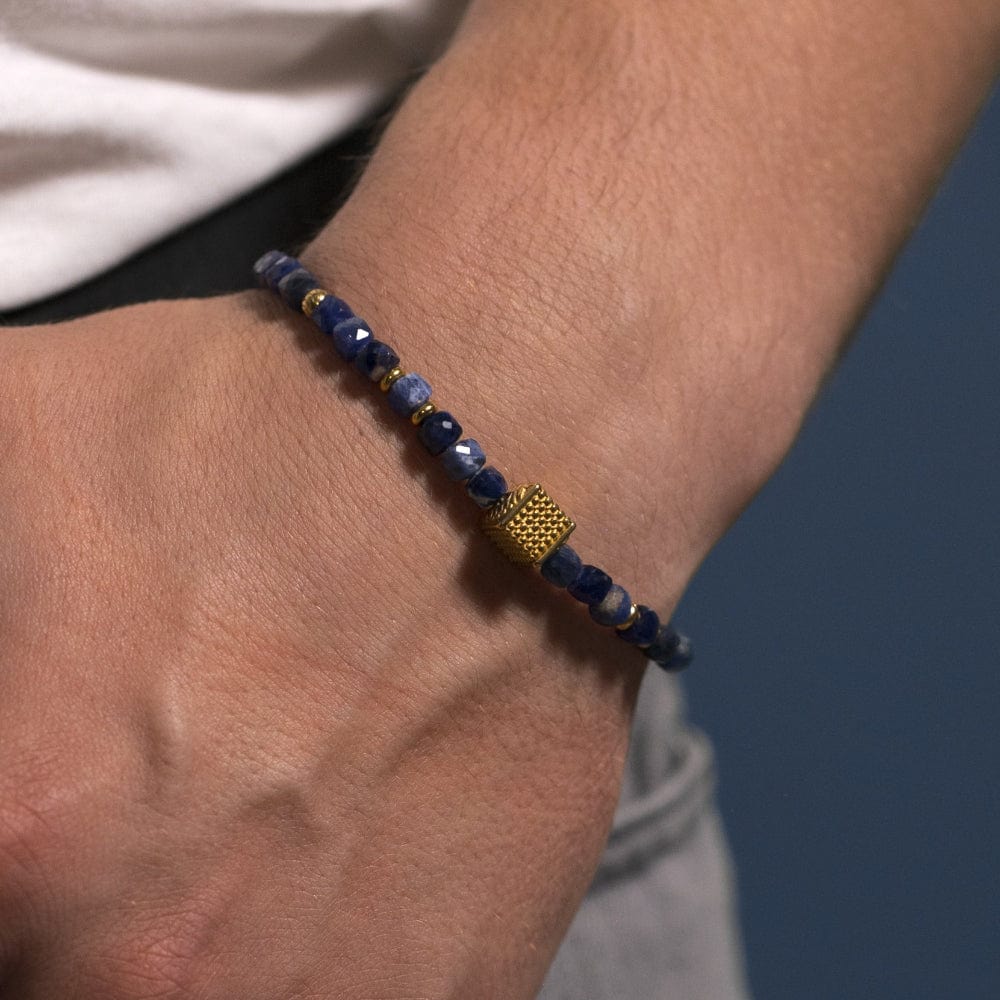Bracelet Sodalite Orion Or