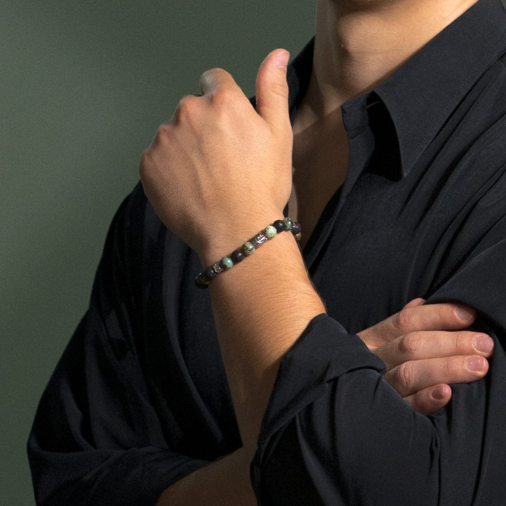Bracelet Turquoise Africaine Chandra Argent Porter 02