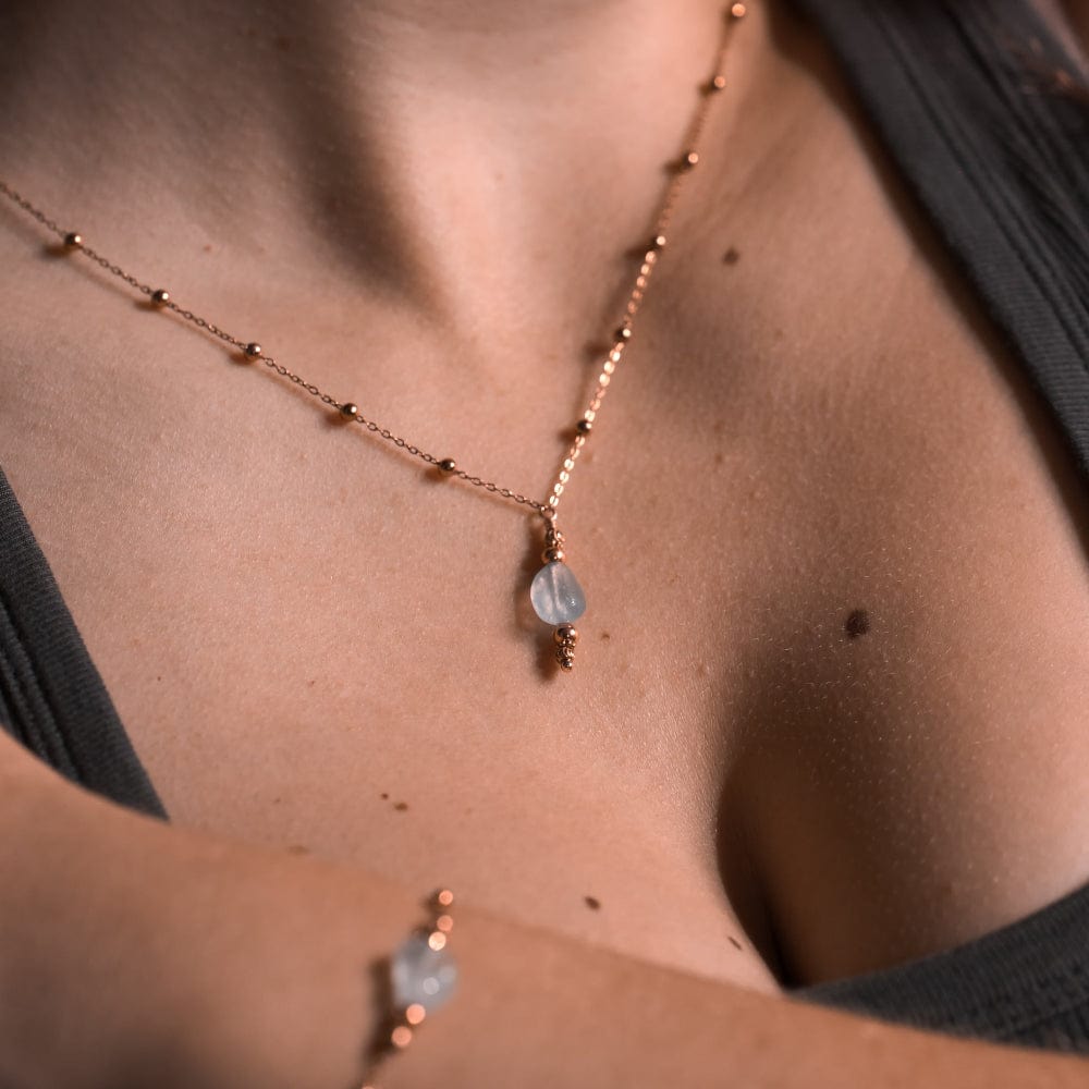 Collier Aigue Marine Thalassa Or
