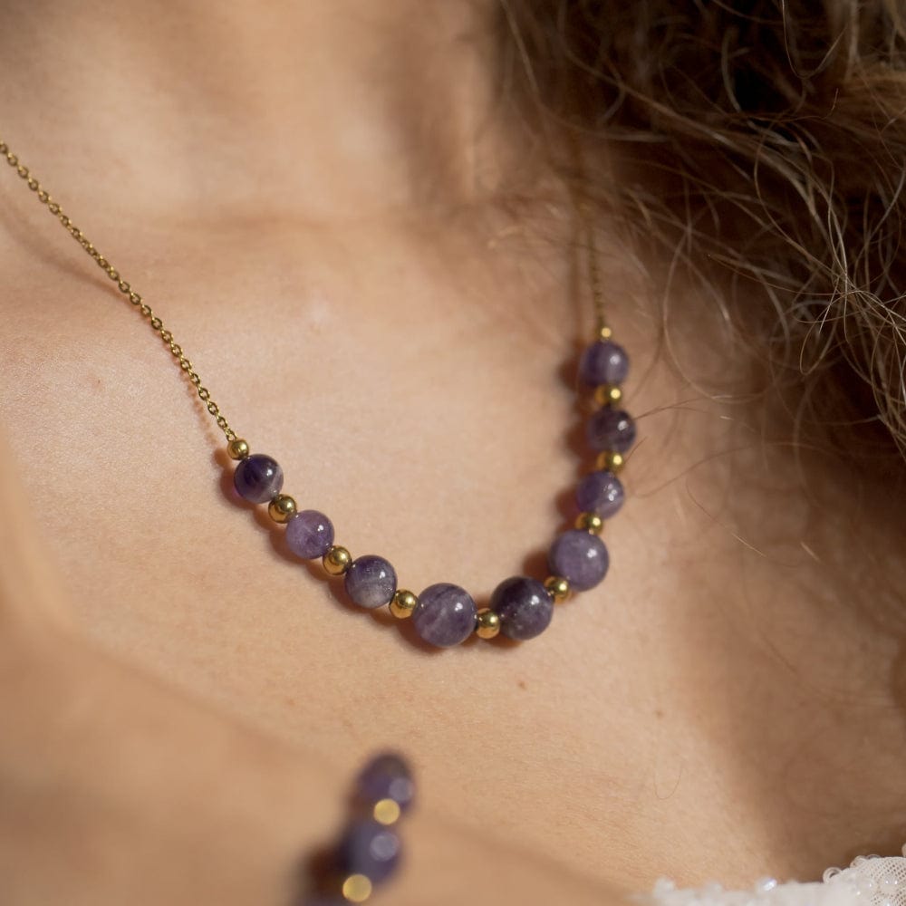 Collier Améthyste Hespéris Or