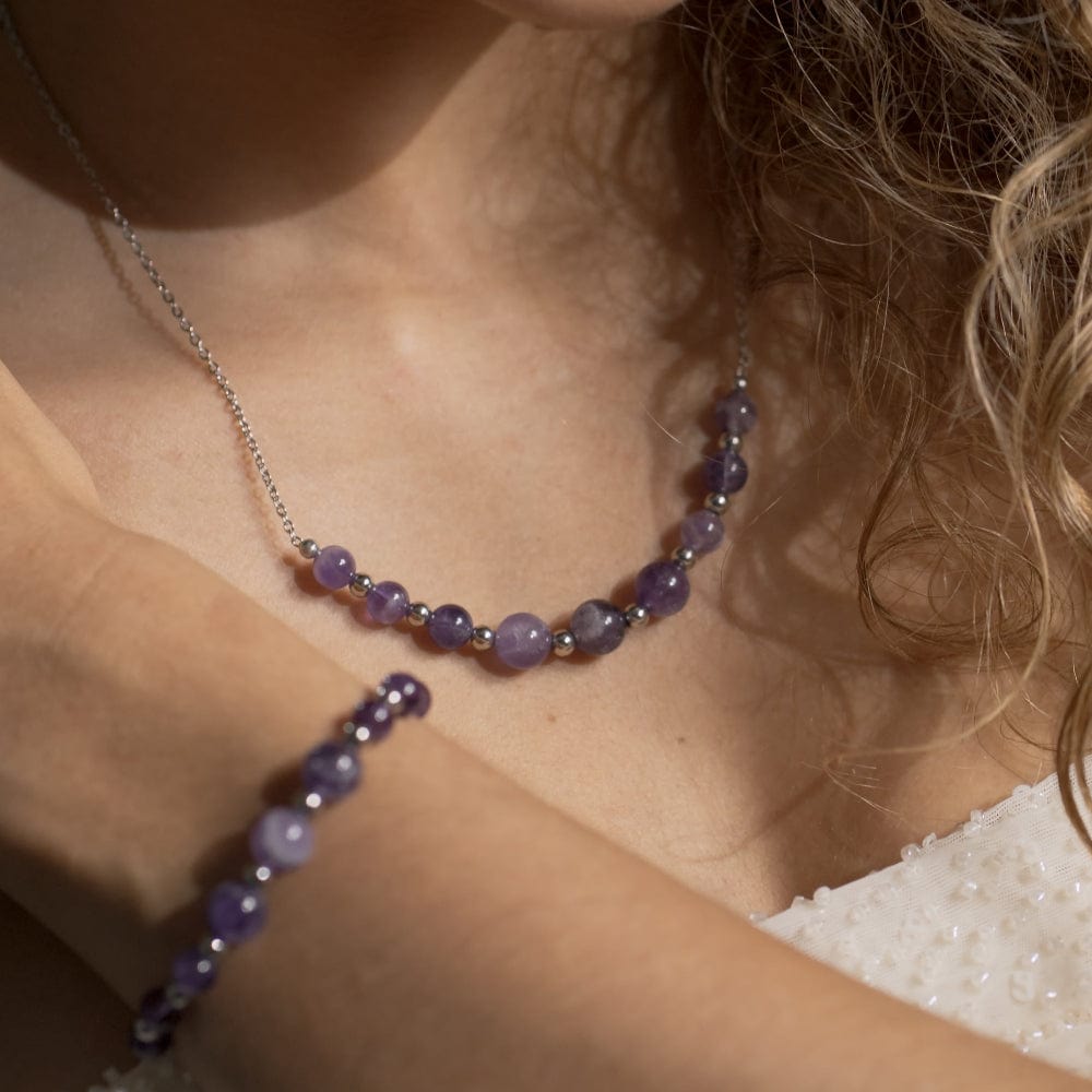 Collier Améthyste Hespéris Argent