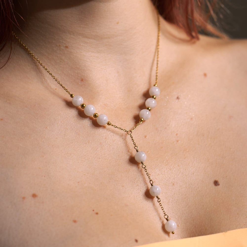 Collier Pierre de Lune Cassiopée Or