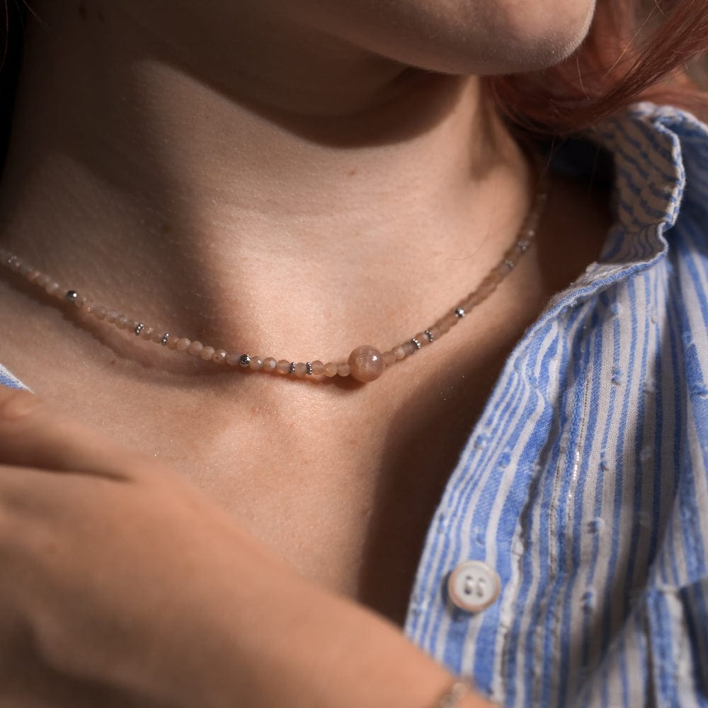 Collier Pierre du Soleil Nadira Argent