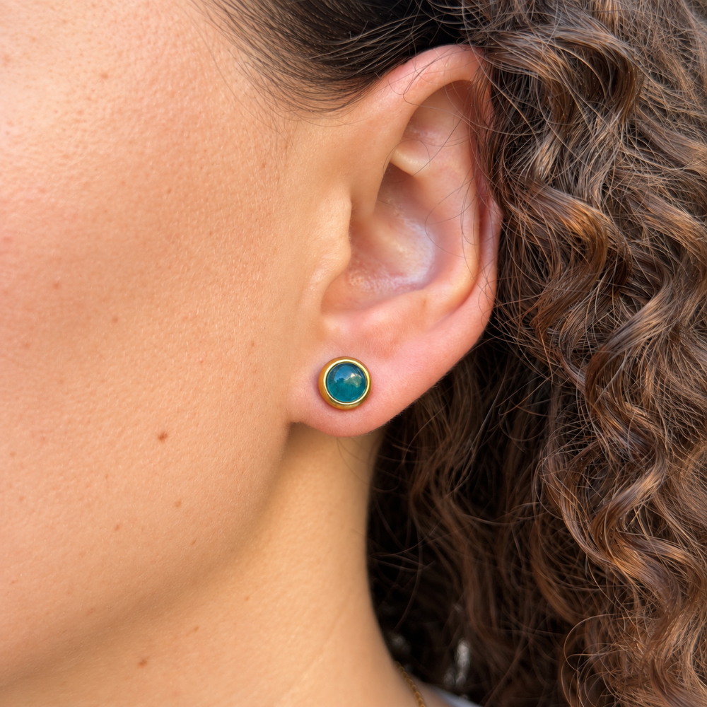 Puce d'Oreille Apatite - Éris Porter bordure Dorer