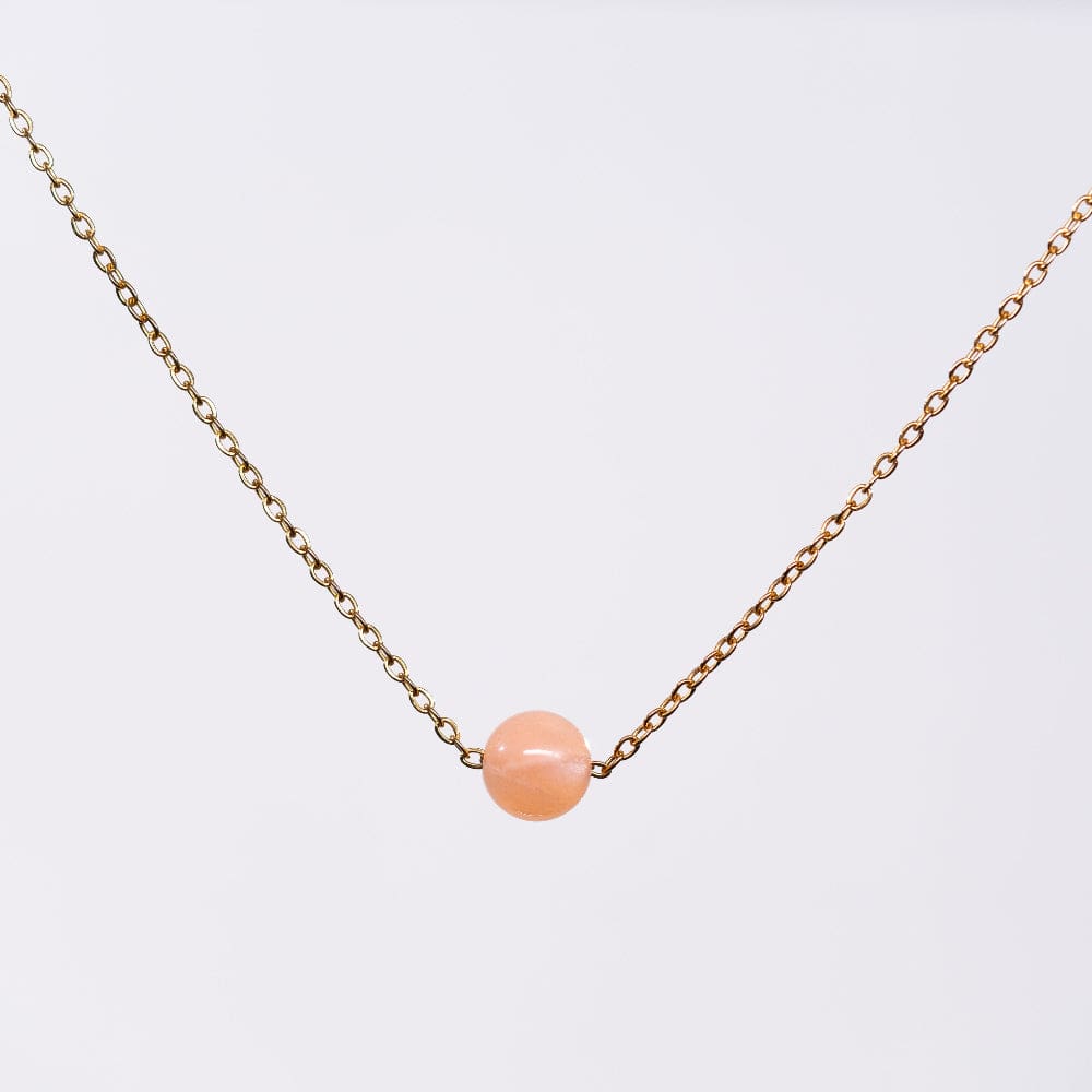 Collier en Pierre du Soleil Tara - Acier Inoxydable Or