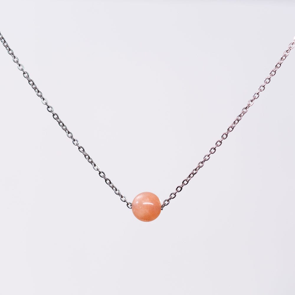 Collier en Pierre du Soleil Tara - Acier Inoxydable Argent