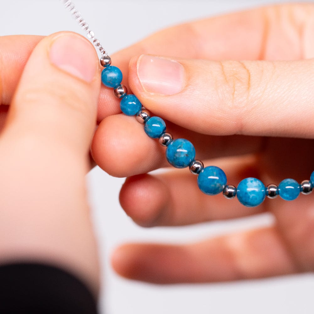 Collier Hespéris en Apatite