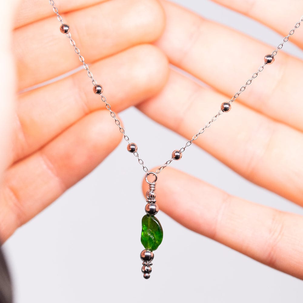 Collier Thalassa en Diopside