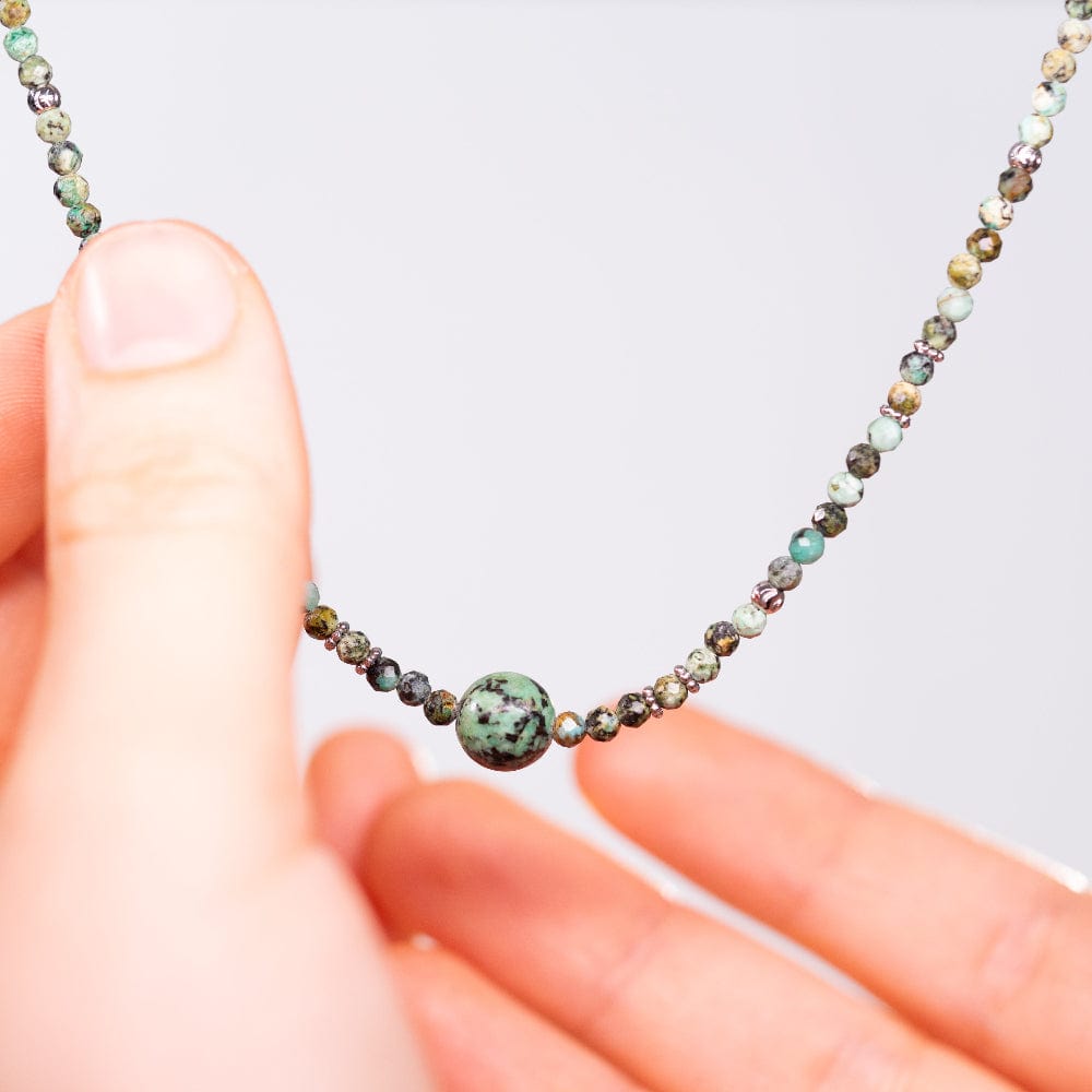 Collier Nadira en Turquoise Africaine