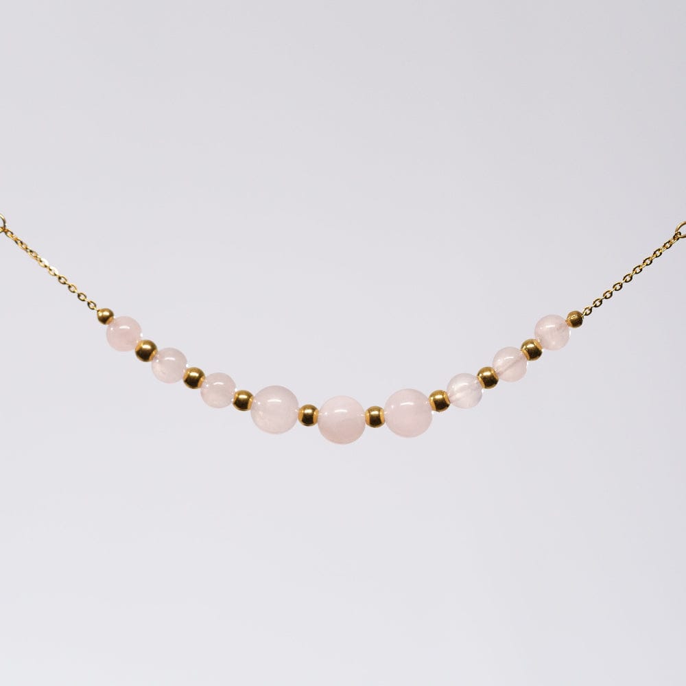 Bracelet Quartz Rose Hespéris - Acier inoxydable Or