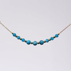 Bracelet Apatite Hespéris - Acier Inoxydable Or