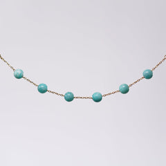 Bracelet Amazonite Casssiopée - Acier Inoxydable Or