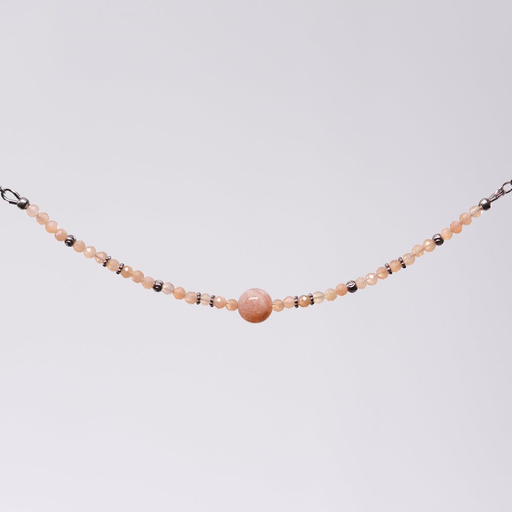 Bracelet Pierre du Soleil Nadira - Acier Inoxydable Argent