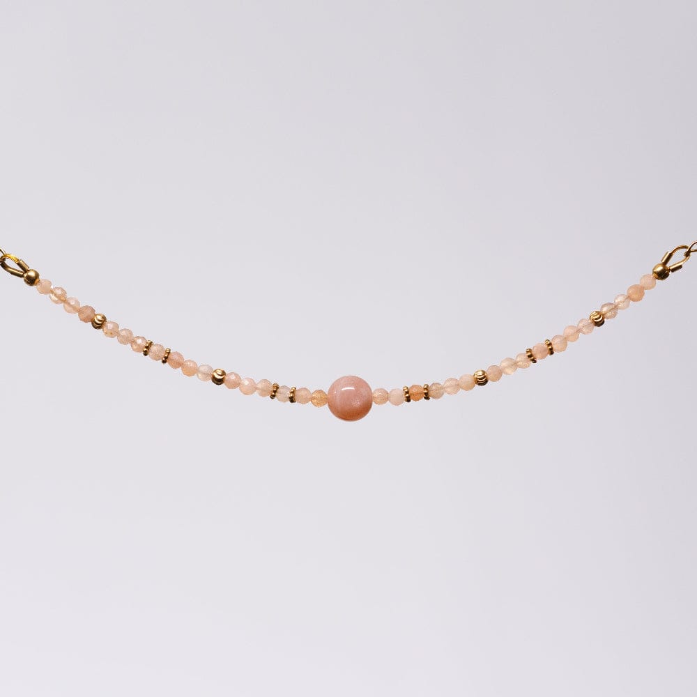 Bracelet Pierre du Soleil Nadira - Acier Inoxydable Or