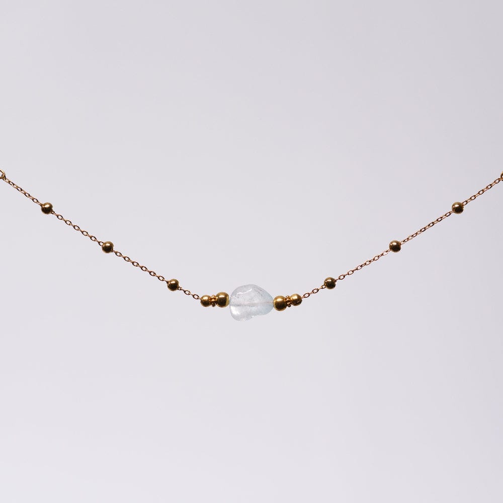 Bracelet Aigue Marine Thalassa - Acier inoxydable Or