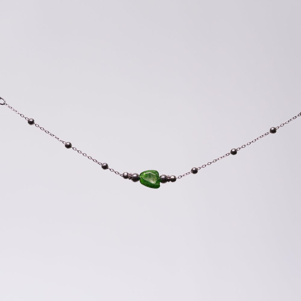 Bracelet Diopside Thalassa - Acier Inoxydable Argent