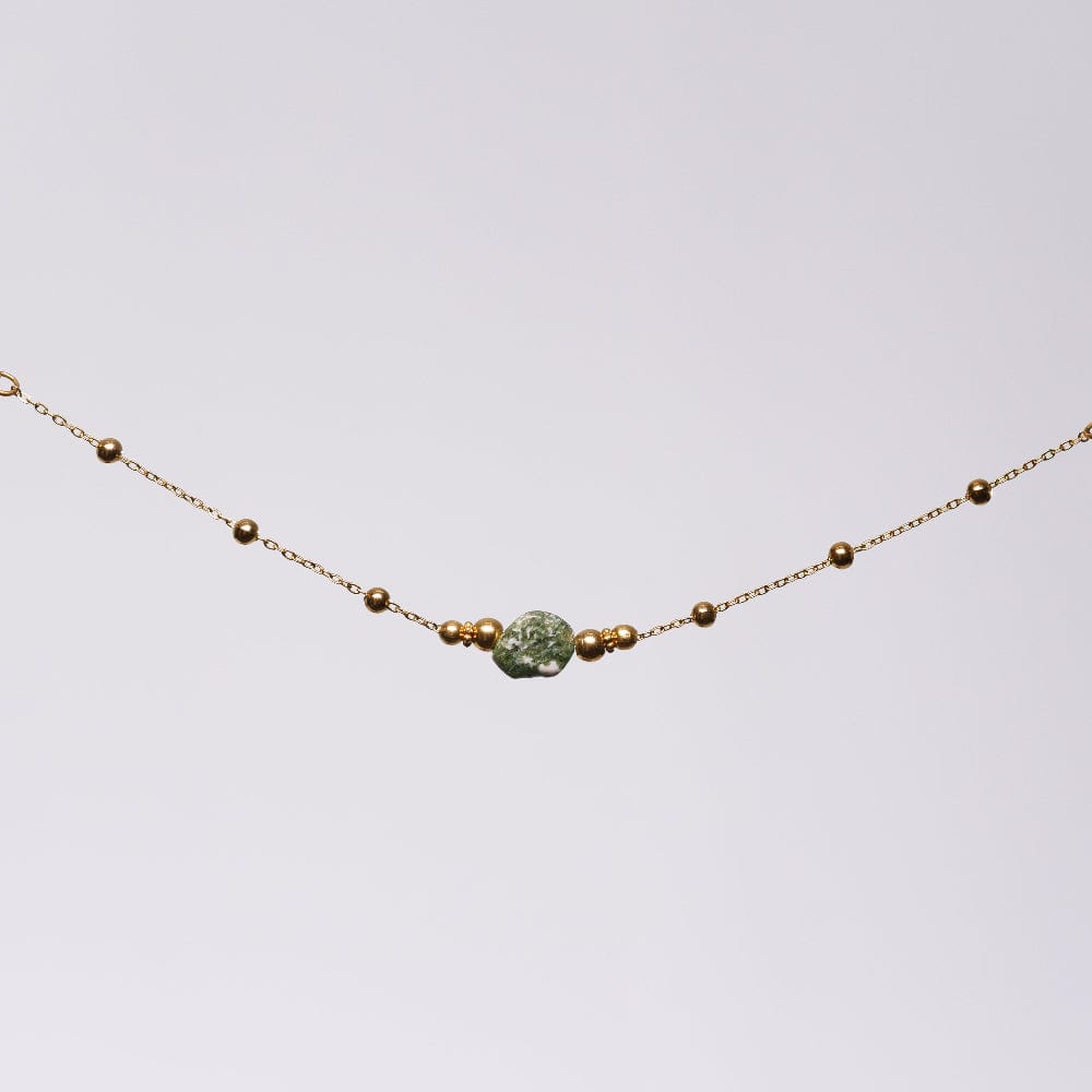 Bracelet Diopside Thalassa - Acier Inoxydable Or