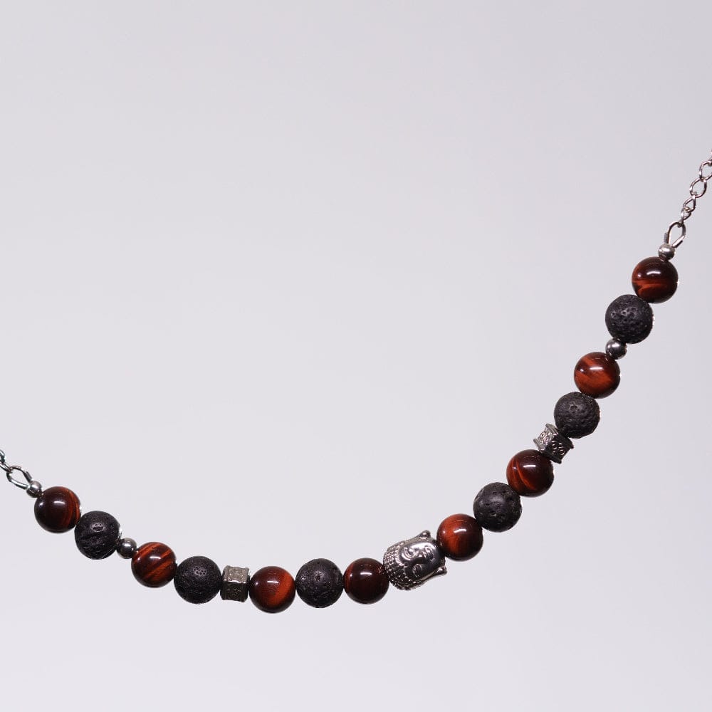 Bracelet Œil de Taureau Chandra - Acier Inoxydable Argent