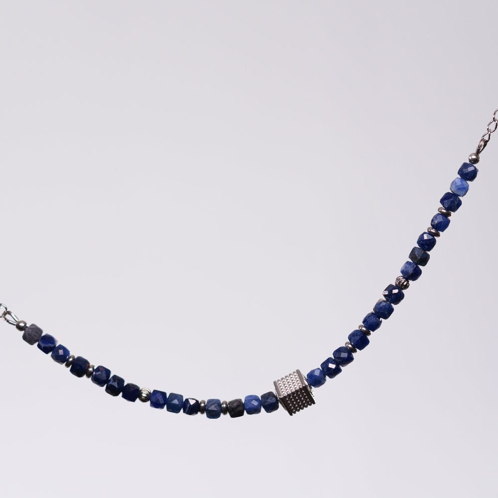 Bracelet Sodalite Orion - Acier Inoxydable Argent