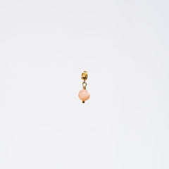 Boucle Oreille Pierre du Soleil Tara - Acier Inoxydable Or