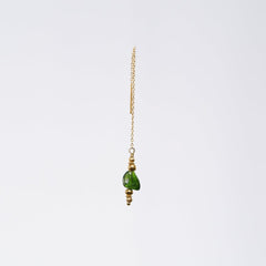 Boucle Oreille Améthyste Thalassa - Acier Inoxydable Or